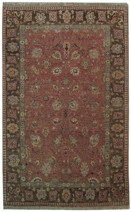 4x6 Vegetable Dyed Chobi Rug - India - bestrugplace