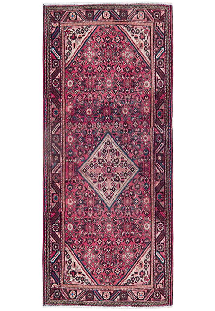 5 x 9.5 Semi-Antique Persian Herati Runner 71742