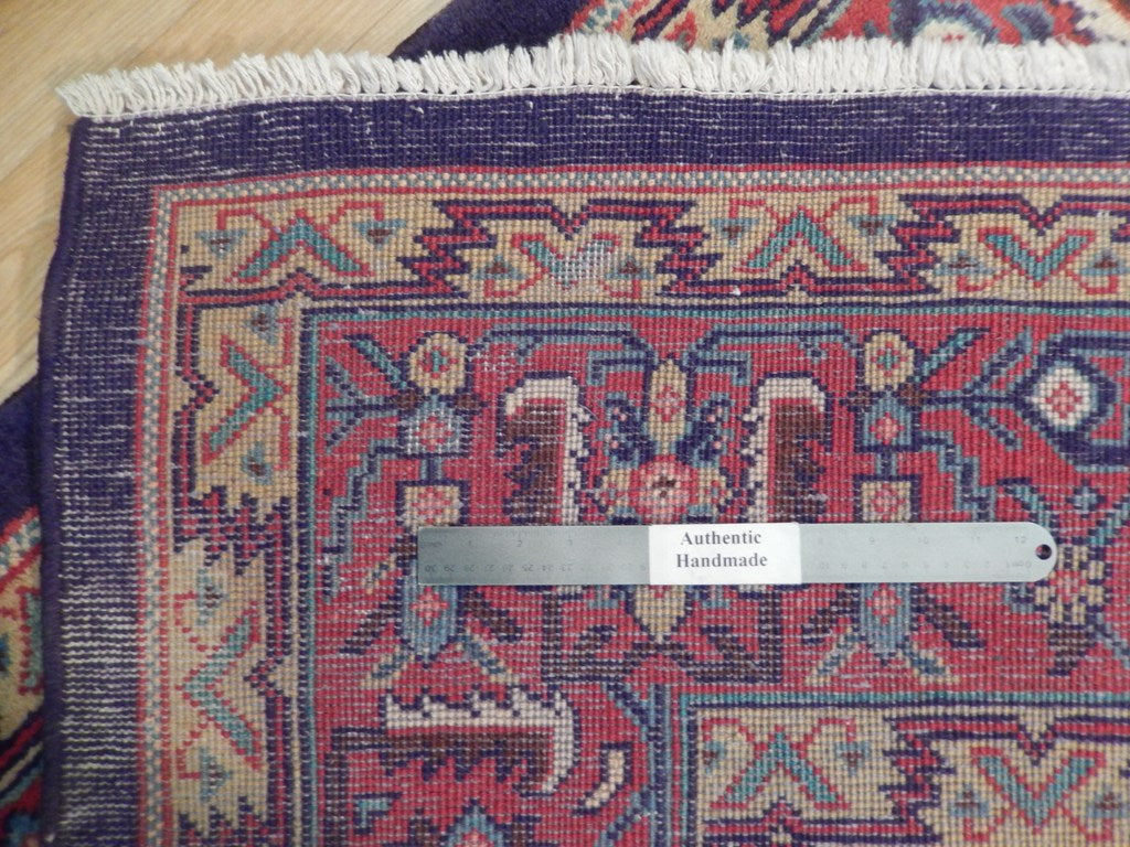 6.10 x 10.10 Navy Blue Semi-Antique Persian Herati Rug #B-72027