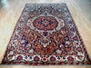 Load image into Gallery viewer, 6.11 x 9.11 Orange Red Semi-Antique Persian Bakhtiari Rug #B-72102