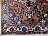 Load image into Gallery viewer, 6.11 x 9.11 Orange Red Semi-Antique Persian Bakhtiari Rug #B-72102