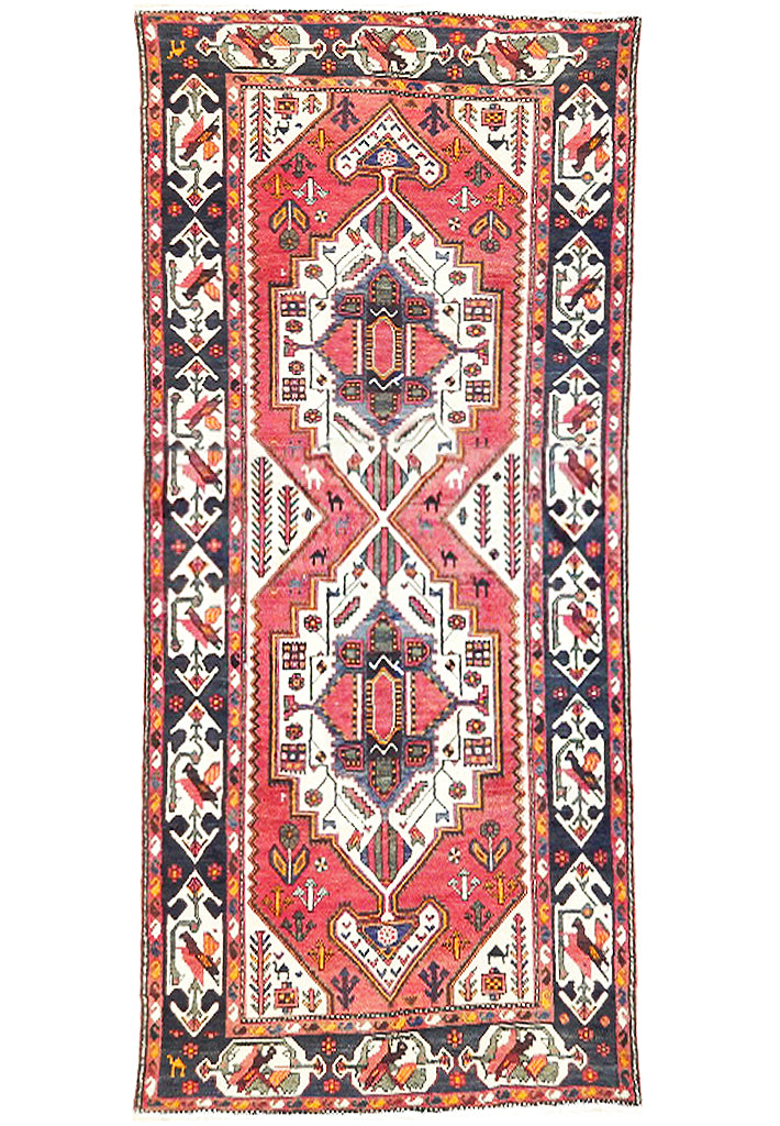 5' x 10' Salmon-Semi-Antique-Persian-Hamadan-Runner.jpg