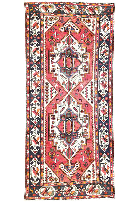 5' x 10' Salmon-Semi-Antique-Persian-Hamadan-Runner.jpg