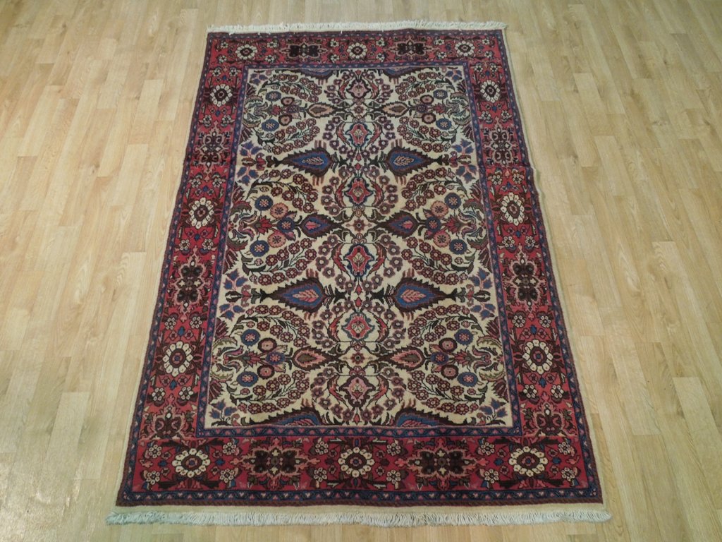 4.6 x 6.8 Persian Lilihan Sarouk Rug #B-72359