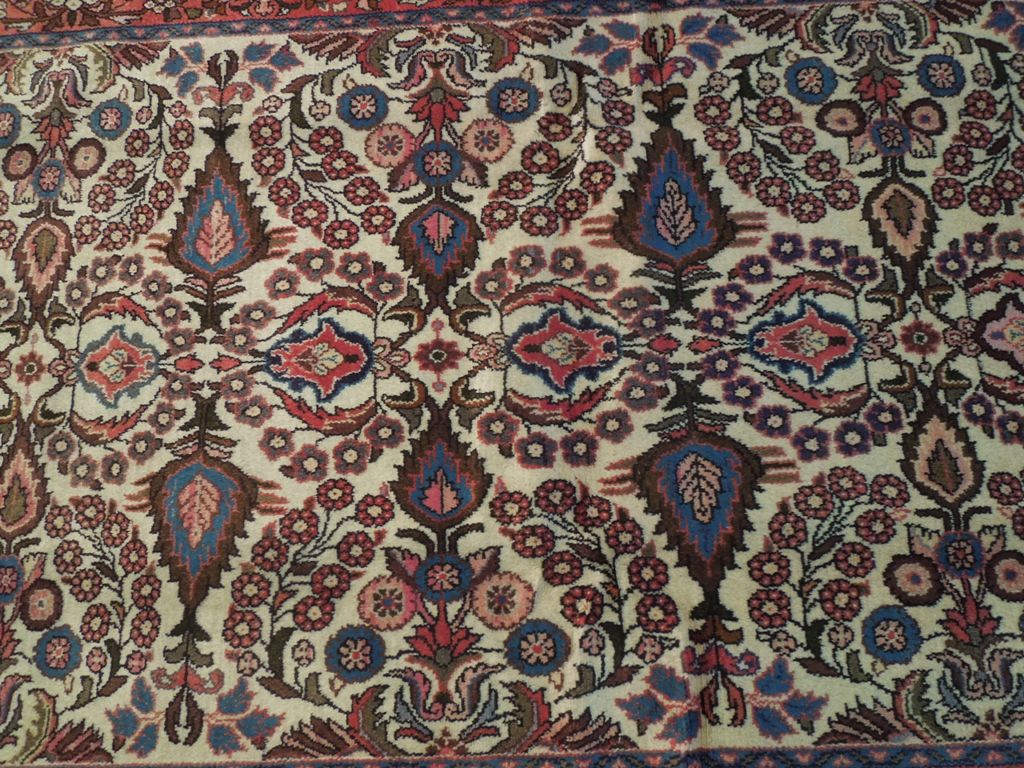 4.6 x 6.8 Persian Lilihan Sarouk Rug #B-72359
