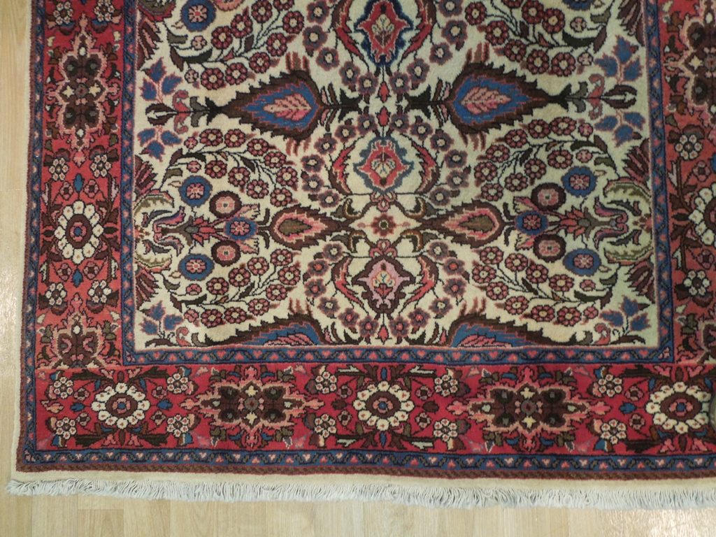 4.6 x 6.8 Persian Lilihan Sarouk Rug #B-72359
