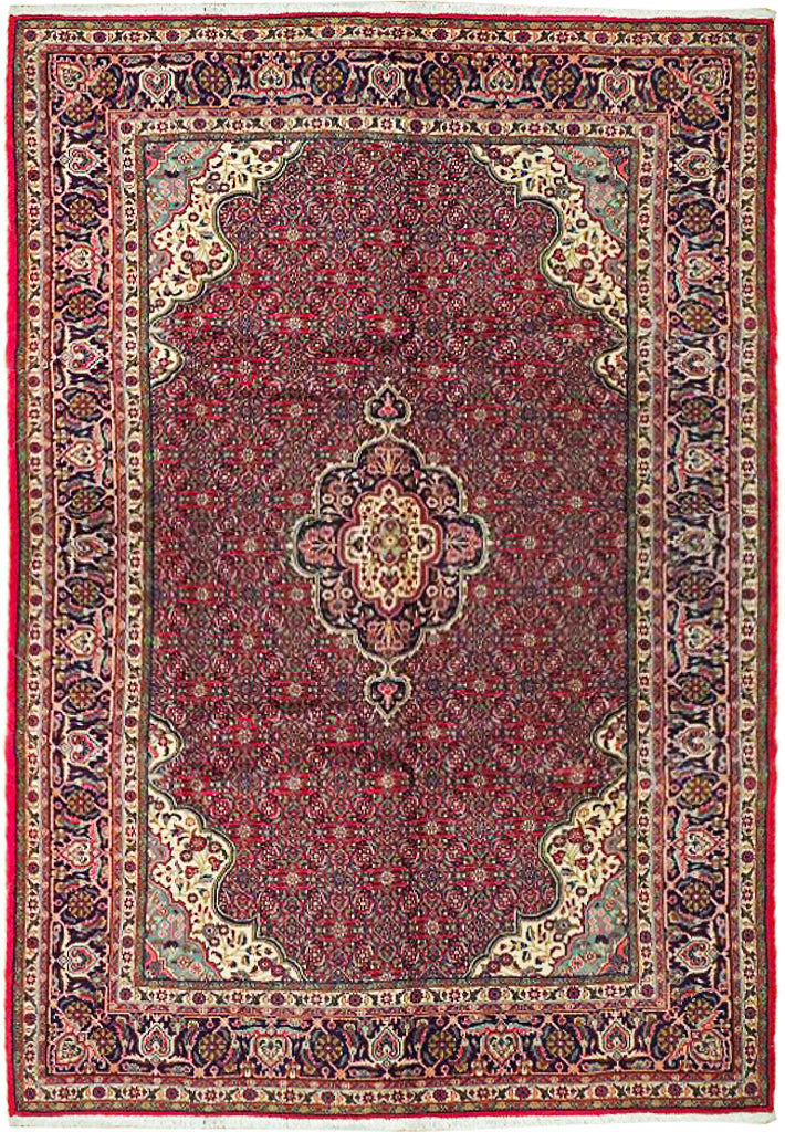 7 x 10.5 Fine QUALITY Persian Bijar Rug 72378