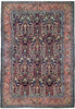 Load image into Gallery viewer, 7&#39; x 10&#39; Navy Blue Fine Persian Bijar Rug 72422