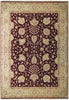 Load image into Gallery viewer, 8.4 x 11.4 Dark Maroon Vegetable Dyed Chobi Rug 72477