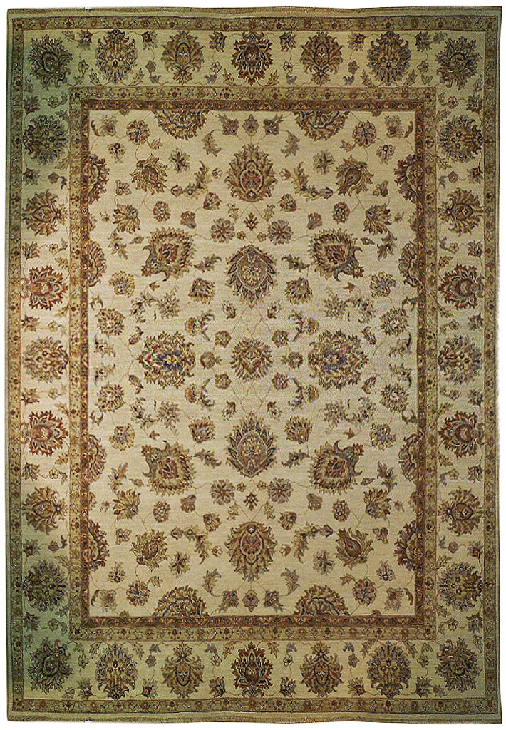 7.11 x 10 Ivory Vegetable Dyed Chobi Rug 72567