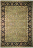 Load image into Gallery viewer, 9.1 x 12 Green Vegetable Dyed Chobi Rug #B-72582
