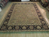 Load image into Gallery viewer, 9.1 x 12 Green Vegetable Dyed Chobi Rug #B-72582