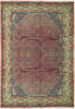 Load image into Gallery viewer, 7 x 10 Pinkish Wool Persian Herati Lilihan Rug 72736