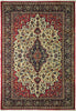 Load image into Gallery viewer, 6.8 x 10 Red Violet Fine Persian Kashan Rug 72742
