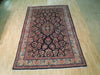 Load image into Gallery viewer, 6.10 x 10.7 Navy Blue Fine Persian Sarouk Rug 72774