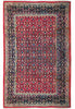 Load image into Gallery viewer, 6.6 x 9.6 Red Semi-Antique Persian Tabriz Rug 72813