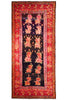 Load image into Gallery viewer, 5 x 8.9 Graphite Black Semi Antique Caucasian Kazak Runner 72991