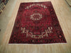 Load image into Gallery viewer, 7.10 x 10.7 Maroon Semi-Antique Persian Heriz Rug #B-73181