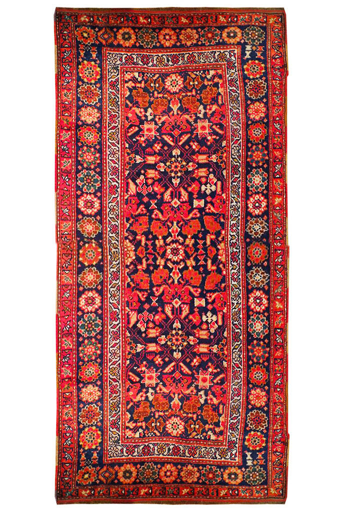 4' x 8' Aegean-Blue-Semi-Antique-Russian-Kazak-Runner.jpg