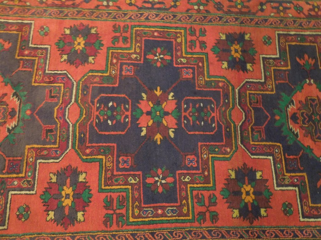 4' x 8' Red-Semi-Antique-Russian-Kazak-Runner.jpg