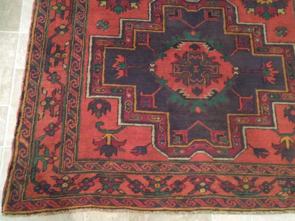 4' x 8' Red-Semi-Antique-Russian-Kazak-Runner.jpg