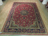 Load image into Gallery viewer, 8.4 x 12 Red Semi-Antique Persian Tabriz Rug 73825