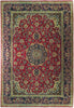 Load image into Gallery viewer, 8.4 x 12 Red Semi-Antique Persian Tabriz Rug 73825