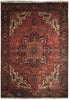 Load image into Gallery viewer, 9.4 x 12.3 Salmon Semi-Antique Persian Heriz Rug 73929