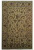 Load image into Gallery viewer, 5.6 x 9.2 Ivory Vegetable Dyed Chobi Rug 74003