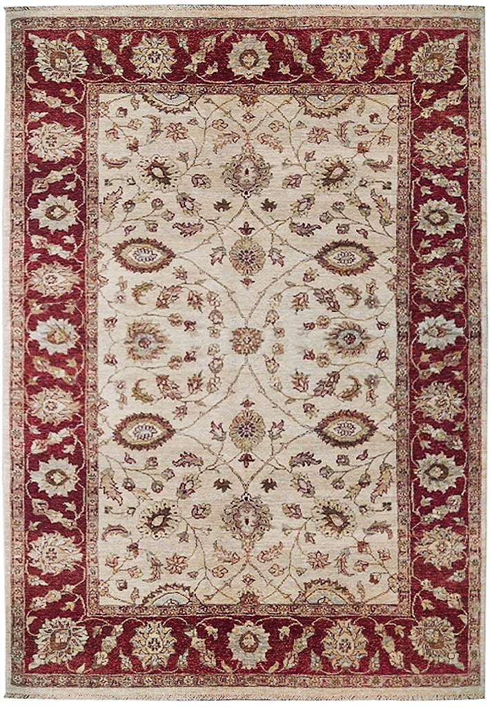 5.10 x 9 Ivory Vegetable Dyed Chobi Runner 74180