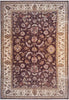 Load image into Gallery viewer, 6 x 10 Burgundy dark purple Vegetable Dyed Chobi Runner 74198