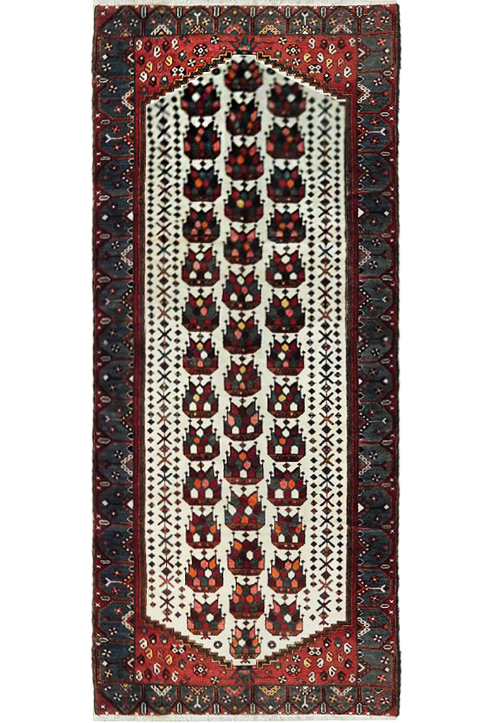 4' x 9' White-Semi-Antique-Persian-Hamadan-Runner.jpg