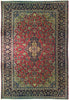 Load image into Gallery viewer, 9.5 x 13 Semi-Antique Persian Kashan Traditional Rug 74417