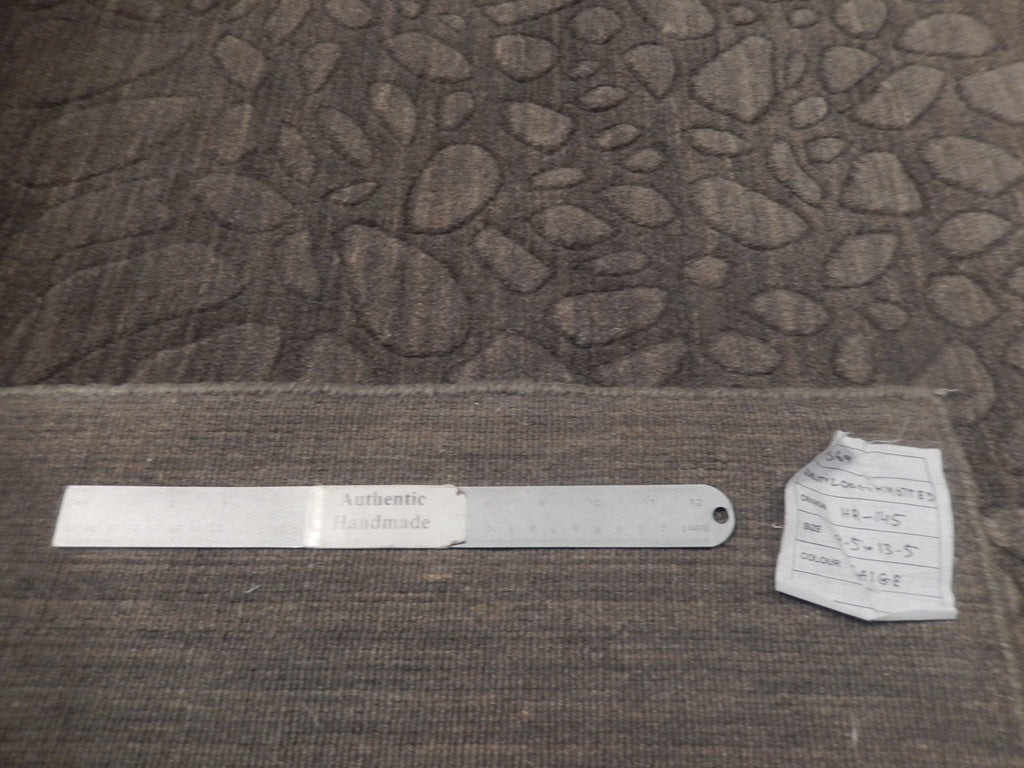 9.5 x 13.5 Organic Wool Modern Rug GRAY #B-74545