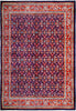 Load image into Gallery viewer, 9.2 x 12.10 Navy blue Semi Antique Persian Tabriz Herati Mahal Rug 74577