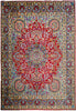 Load image into Gallery viewer, 9.10 x 13.2 Red Fine Quality Persian Sarouk Rug 74582