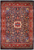 Load image into Gallery viewer, 9.4 x 12.8 BLUE Semi Antique Persian Mahal Kord Bijar Rug 74636