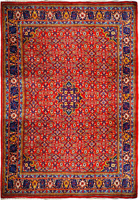 Handcrafted-Persian-Tabriz-Rug 