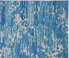 Load image into Gallery viewer, 7.11 x 9.11 Light Turquoise Blue Transitional Modern Handmade Rug #B-75245