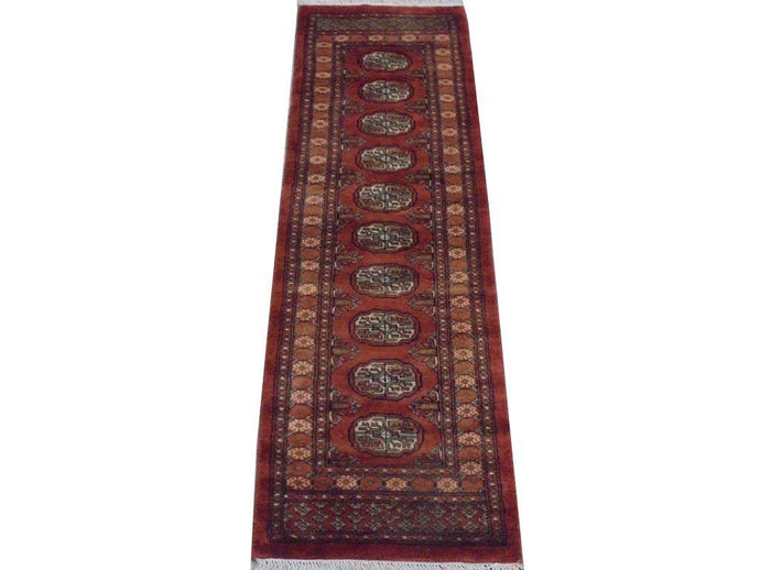 Luxurious 6x2 Authentic Hand Knotted Mori Bokhara Rug - Pakistan - bestrugplace