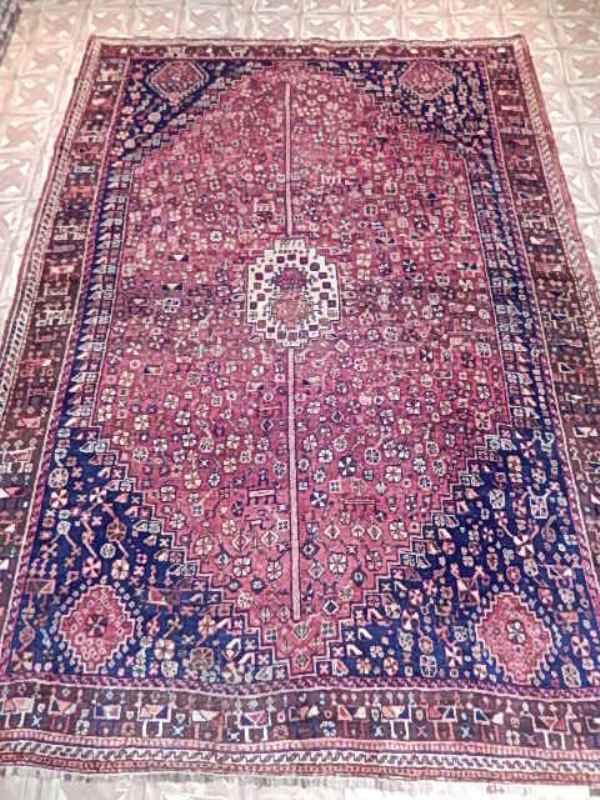 6.10 x 9.7 Persian Shiraz Tribal Rug 76339