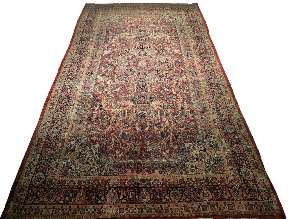 10.2 x 18.4 ANTIQUE Fine Quality Persian Soltanabad Rug 79580