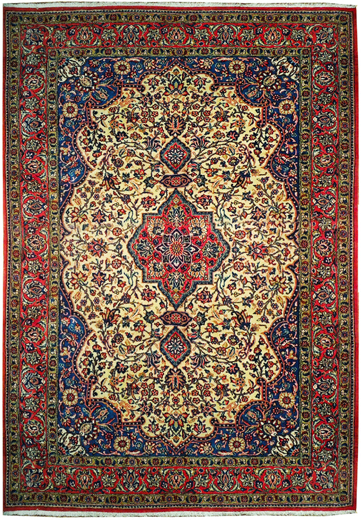 7.2 x 11 Estate Persian Tabriz Rug 79584
