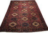 Load image into Gallery viewer, 9.5 x 12.6 Maroon Antique Persian Karaja Rug 79588