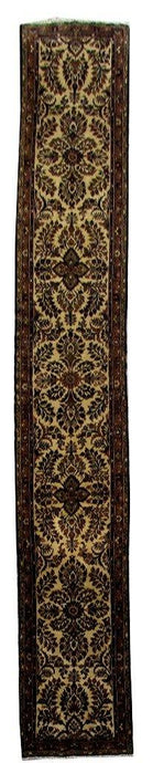 3x16 Authentic Hand Knotted Persian Hamadan Rug - Iran - bestrugplace