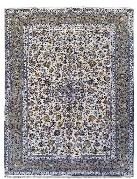 9x12 Authentic Hand Knotted Persian Kashan Rug - Iran - bestrugplace