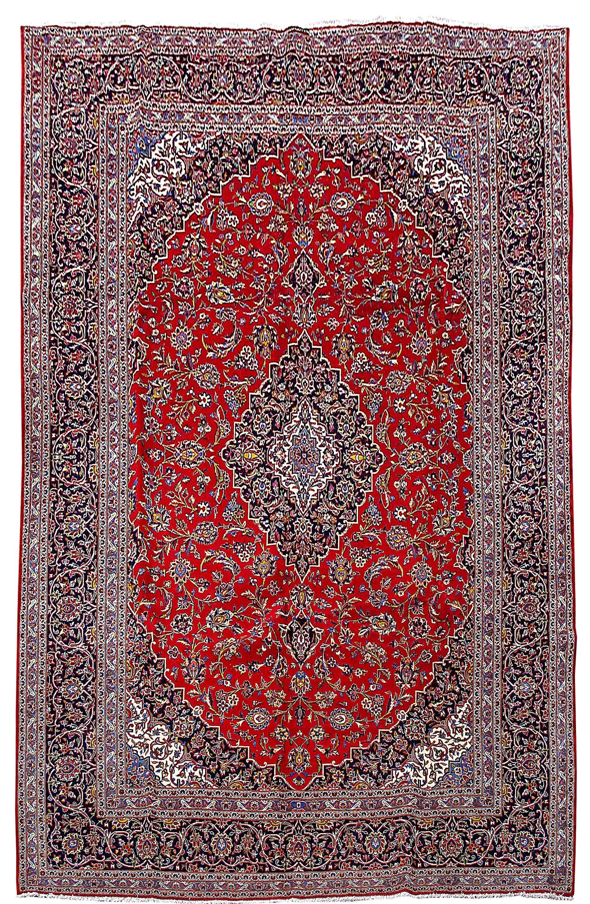 Authentic Persian Kashan Rug | www.bestrugplace.com – Bestrugplace
