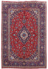 Load image into Gallery viewer, 6.7 x 9.10 Red Persian Kashan Rug 80195