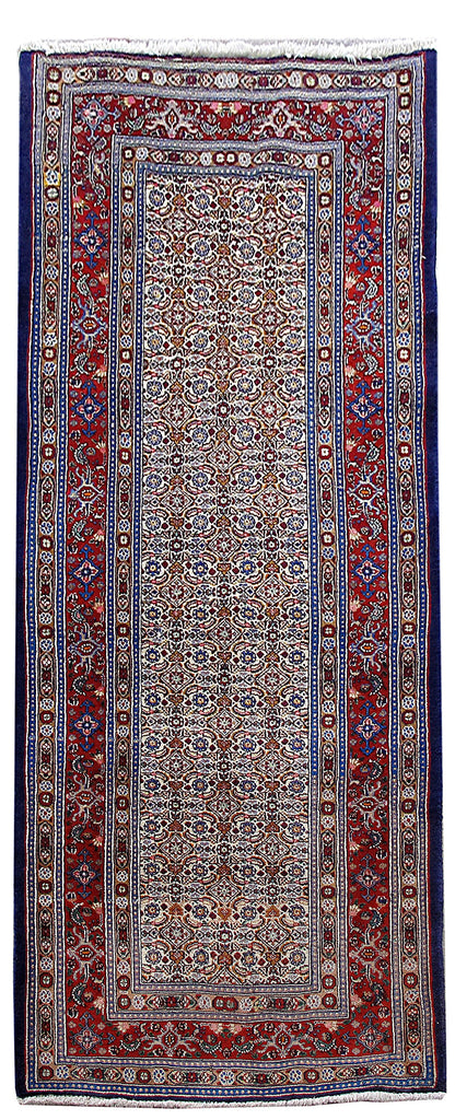 3.1 x 7.8 Persian Mood Bijar Runner Rug 80652