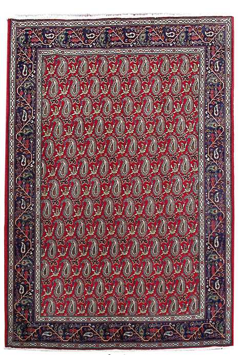 7x10 Authentic Hand Knotted Persian Tabriz Rug - Iran - bestrugplace